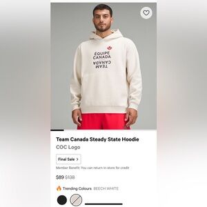 Lululemon Steady state  Size 6